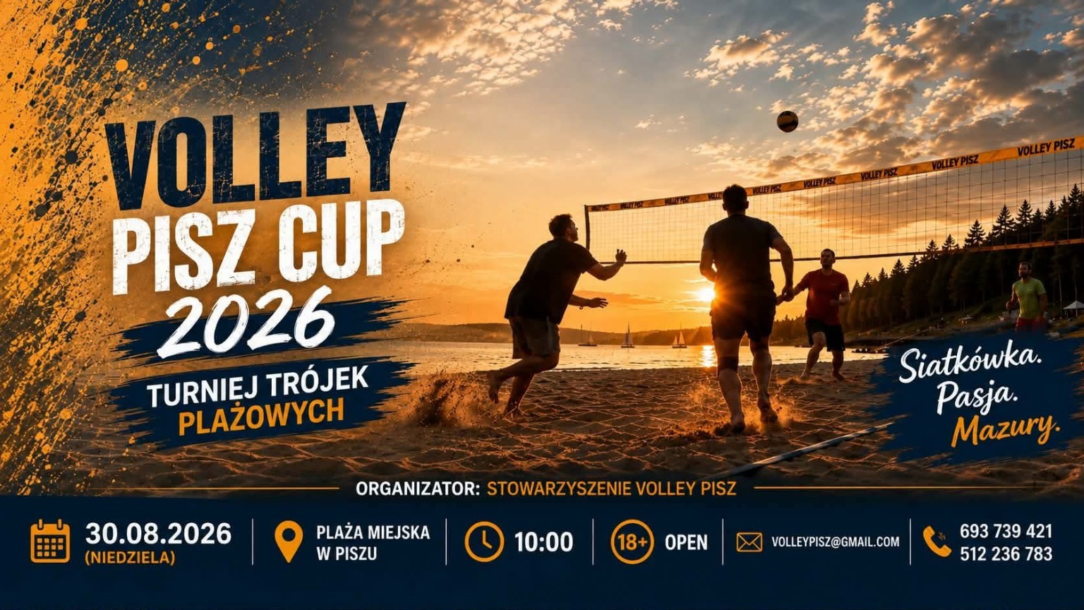Plakat Volley Pisz Cup 2026
